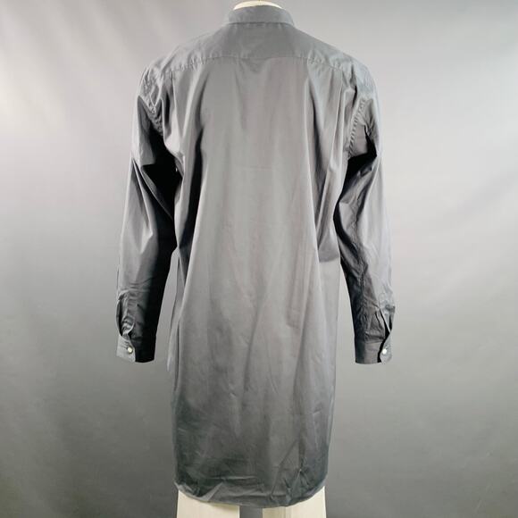 COMME des GARCONS HOMME PLUS Size XL Grey Cotton Longline Long Sleeve Shirt - Picture 3 of 7